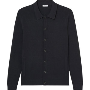 REISS SAINT Fine Ribbed Button Through Cardigan